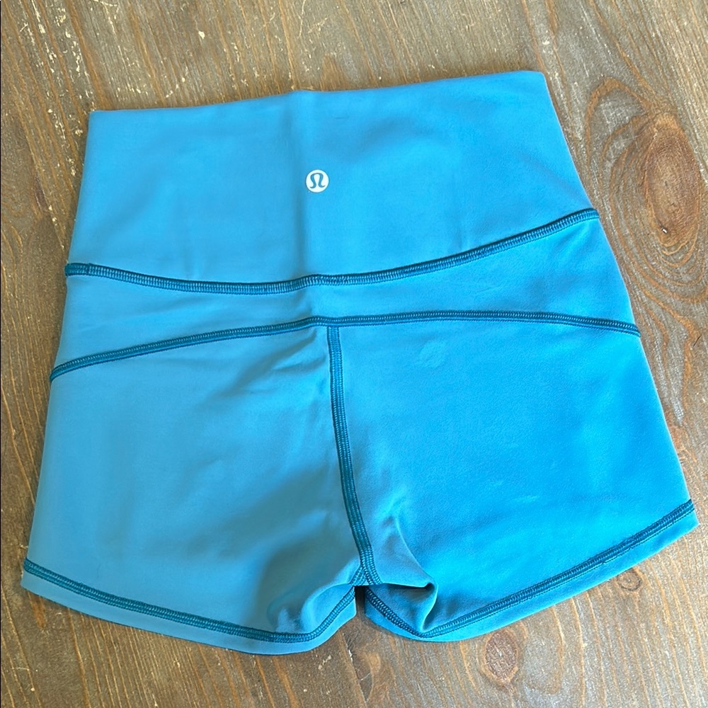 Lululemon Teal Shorts - Picture 4 of 5